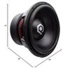 SoundQubed HDX4 Series 2000W RMS Subwoofer 15 Inch Dual 1 ohm view 4