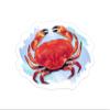 2 Pack Crab Watercolor Ocean Beach Theme Printed Car Decal, Tumbler Decal, Laptop Sticker, Waterproof view 1