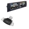 BoxWave Smart Gadget Compatible with Cooltouch RX-702TA - AllReader SD Card Reader, microSD Card Reader SD Compact USB - Jet Black view 1