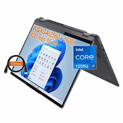 Lenovo Flex 5 16" 2-in-1 WQXGA (2560 x 1600) 16:10 Touchscreen Laptop, 10-Core i7-1255U, 400nits, 100% sRGB, Backlit KB, Wi-Fi 6, win11, Thunderbolt 4, w/HDMI (16GB RAM | 1TB PCIe SSD)