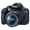Canon EOS Rebel T7 DSLR Camera w/ 18-55mm F/3.5-5.6 is II Zoom Lens + Macro + Telephoto + More (18pc Bundle) (Renewed) view 2