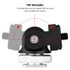 Andoer Mini Monitor Mount Tripod Head Cold Shoe Adapter Aluminium Alloy 1/4 Inch Screw for Mounting Camera Monitor Flash Microphone LED Fill Light, Silver view 4