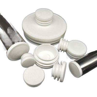Xuulan 10PCS White Round Plastic Blanking End Caps Tube Pipe Inserts Plug Bung Furniture Tube Plugs Pipe Insert 16/19/22/35mm (Size : 30)