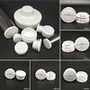 Xuulan 10PCS White Round Plastic Blanking End Caps Tube Pipe Inserts Plug Bung Furniture Tube Plugs Pipe Insert 16/19/22/35mm (Size : 30) view 3