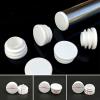 Xuulan 10PCS White Round Plastic Blanking End Caps Tube Pipe Inserts Plug Bung Furniture Tube Plugs Pipe Insert 16/19/22/35mm (Size : 30) view 4