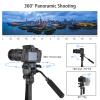 Andoer Professional Portable Aluminum Camera Tripod Stand Monopod 200cm/78.7inch 4-Section Adjustable 8KG Payload with 3-Way Hydraumatic Pan Tilt Head Carrying Pouch for DSLR SLR Camera Travel view 4