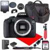 Canon EOS 2000D / Rebel T7 DSLR Camera Body Only (No Lens) + Canon Case + 32GB SD Card (13pc Bundle) (Renewed) view 1
