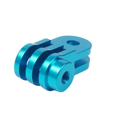 FEICHAO Conversion Base 1.37" Aluminum Alloy Camera Mount Compatible with GoPro Action Camera Photography Equipment Accessories (Blue)