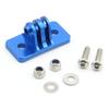 FEICHAO Skydiving Helmet Fixed Mounts Base Holder Adapter Compatible with Hero 13 Action Camera Photography (Blue) view 1