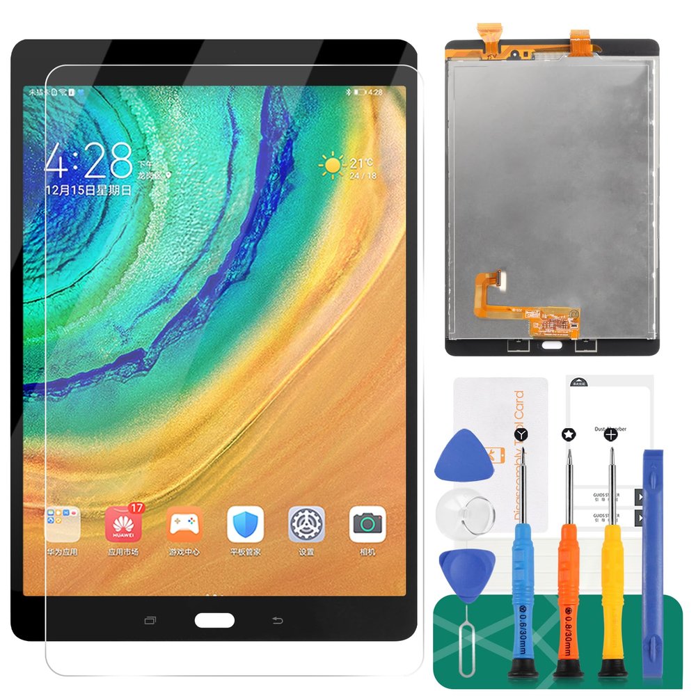 for Samsung Galaxy Tab A 9.7 Screen Replacement for Samsung Tab A 9.7 LCD Display for SM-P555 SM-P550 Digitizer Touch Screen Assembly Replacement Repair Parts(Not Fit for SM-T555 SM-T550)