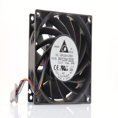 PFC0912DE Fan for DC12V 4.32A 9CM Server Cooling Fan