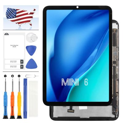 LCD Screen for iPad mini 6 Screen Replacement A2567 for iPad mini 6 6TH Gen LCD MINI6 2021 A2567 A2568 A2569 OEM Display LCD Touch Glass Digitizer Assembly Full Repair Parts Kits