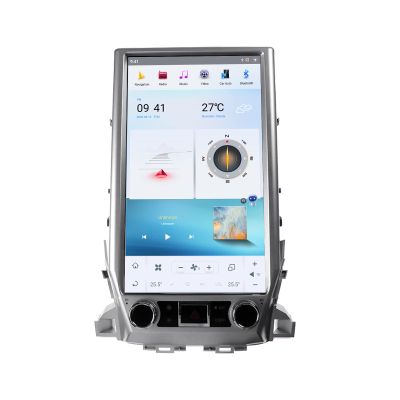 ZWNAV 16 Inch Qualcomm Car Radio Android Auto for Toyota Land Cruiser 200 LC200 2016-2022 Stereo Replacement Tesla Style Touch Screen Unit Audio Multimedia Player GPS Navigation