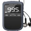 AM FM Walkman Radio:900mAh Rechargeable Portable Transistor Pocket Radio with Best Reception Digital Tuning, LCD Screen,Stereo Earphone Jack, Sleep Timer and Alarm Clock for Jogging,Walking Grey view 1