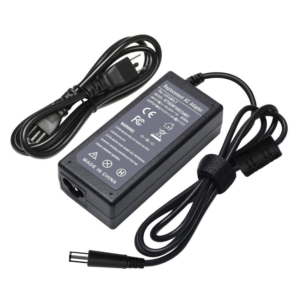 19.5V 3.34A 65W Charger Adapter for Dell Inspiron 15 3520 3521 3531 3541 3542 3543 3537 Chromebook 11 3180 3189 Latitude E5440 E5470 7480 E6540 E7440 E7450 E7250 E6440 E6430 7490 7290 5490 5590 5290