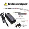 19.5V 3.34A 65W Charger Adapter for Dell Inspiron 15 3520 3521 3531 3541 3542 3543 3537 Chromebook 11 3180 3189 Latitude E5440 E5470 7480 E6540 E7440 E7450 E7250 E6440 E6430 7490 7290 5490 5590 5290 view 2