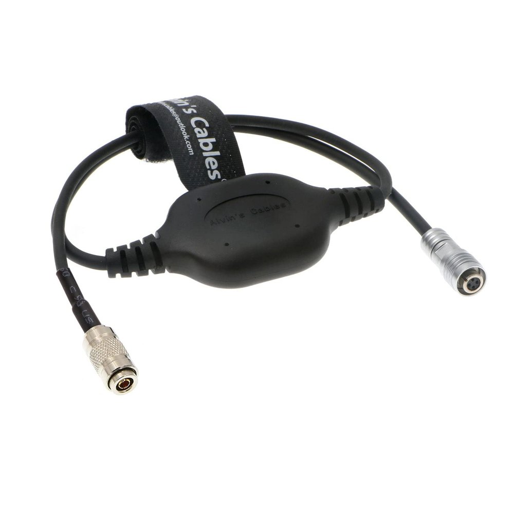 Alvins Cables DIN Mini BNC to 4 Pin Female Timecode Cable for Z CAM E2 Flagship Series E2-M4| E2-S6|E2-F6|E2-F8 Camera from Atomos UltraSync ONE Timecode Sync