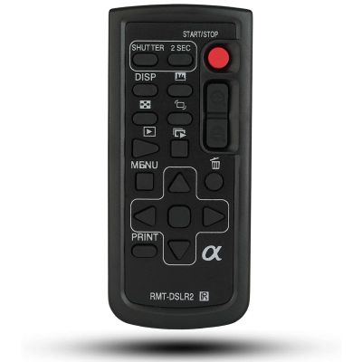 Replacement Remote Control RMT-DSLR2 Compatiblle for Sony Interchangeable Lens Digital Camera RMT-DSLR2 A6500 A6300 A6000 NEX-7 6 5 A99 ILCE-7M3 A77M2 A99M2 A99 NEX-7 6 5 ILCE-7M3 ILCE-7M3K