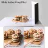 Andoer 3-in-1 Photography Cardboard Paperboard Folding Photography Reflector Diffuser Board (Black + White + Silver) for Still Life Product Food Photo Shooting, A3 Size view 2