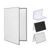 Andoer 3-in-1 Photography Cardboard Paperboard Folding Photography Reflector Diffuser Board (Black + White + Silver) for Still Life Product Food Photo Shooting, A3 Size view 4