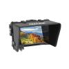 Nitze F7 PRO Cage for Feelworld F7 PRO Monitor with Sunhood, HDMI&USB-C Cable Clamps, Built-in NATO Rail and Cold Shoe - JT-F03B view 1