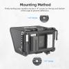 Nitze F7 PRO Cage for Feelworld F7 PRO Monitor with Sunhood, HDMI&USB-C Cable Clamps, Built-in NATO Rail and Cold Shoe - JT-F03B view 3