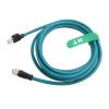 HangTon Ethernet Cable M12 A-Coding 8 Pin Female to RJ45 Cat-7e Patch Cord for Industrial Actuator Sensor Profibus Network Automation Application 2m view 3