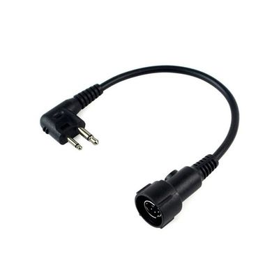 WRSCEXP Mini Din Plug 6 PIN Headset Cable for Heavy Duty Noise Cancelling Headphone for Motorola 2 PIN CP150 CP160 EP450 GP300 GP68 GP88 CP88 CP040 CP100 CP125 CP140