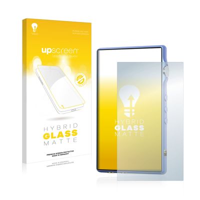upscreen Matte Screen Protector Glass Film compatible with iBasso DX170 - Anti-Glare, Anti-Fingerprint, 9H Glass Protection