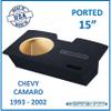 15" Single Ported Vented Sub Box for Camaro 1993-2002 Speaker Box Subwoofer Enclosure view 2