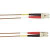 Black Box Network - FOCMP10-003M-LCLC-BR Fiber Optic Duplex Patch Network Cable - 9.80 ft Fiber Optic view 1