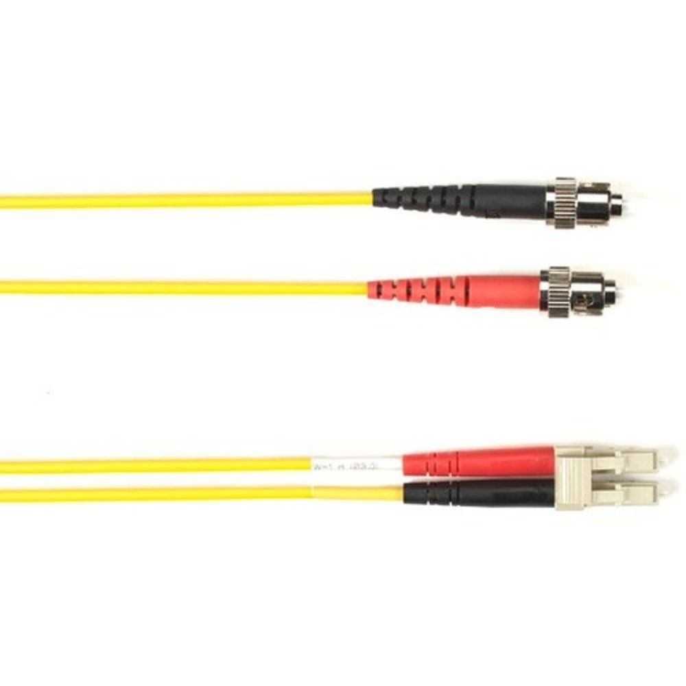 Black Box Network - FOLZHSM-015M-STLC-YL Fiber Optic Duplex Patch Network Cable - 49.20 ft Fiber Optic