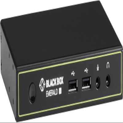 BlackBox Network Services EMD2002SE-R Emerald Se Hd Dvi Kvm Over Ip Perp Dual Head Vusb Audio Rx
