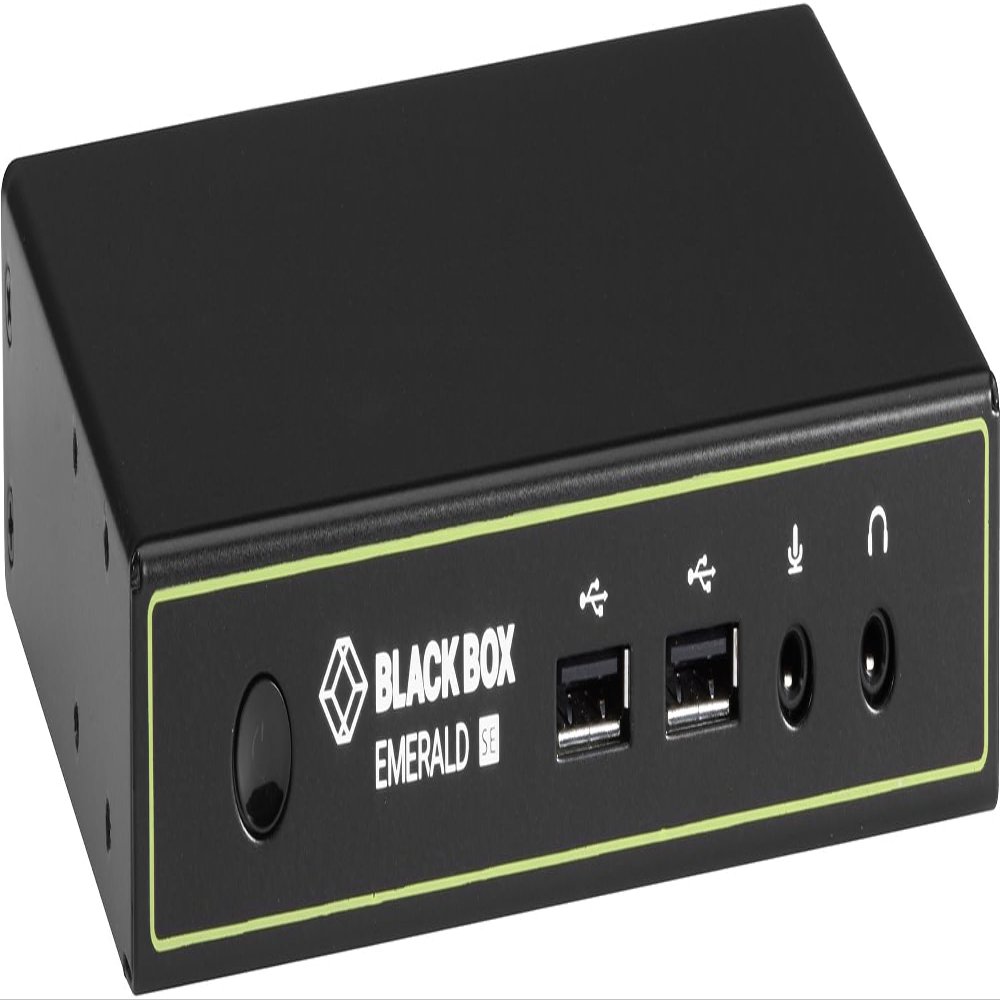 BlackBox Network Services EMD2002SE-R Emerald Se Hd Dvi Kvm Over Ip Perp Dual Head Vusb Audio Rx
