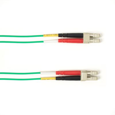 Black Box Network - FOCMP10-003M-LCLC-GN - Black Box Fiber Optic Duplex Patch Network Cable - 9.80 ft Fiber Optic Network Cable for Network Device - First End: 2 x LC Network - Male - Second End: 2 x