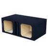 10" Dual Center Ported Vented Sub Box Subwoofer Enclosure Ground Shaker Speaker Box view 1