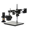 AmScope - 1080p HDMI All-in-One Digital Microscope with Zoom Optics on Double-Arm Boom-Stand - DM756H2D-DAB view 1