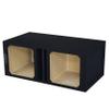 12" Dual Center Ported Vented Sub Box Subwoofer Enclosure Ground Shaker Speaker Box view 1