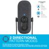 JLab Go Talk USB Gaming Streaming Microphone, White, USB-C Output, Cardioid, Omnidirectional, 96k Sample Rate, 20Hz, 20kHz Frequency Response, Volume Control and Quick Mute, 3.5mm AUX, Plug and Play view 3