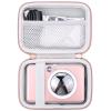 co2CREA Hard Case Replacement for Canon Ivy 2 Mobile Mini Ivy CLIQ CLIQ+ CLIQ 2 CLIQ+ 2 Instant Camera Printer Wireless Bluetooth Photo Printer, Rose Gold Case view 1