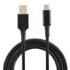 100W Big Square Male to USB-C/Type-C Male Nylon Weave Power Charge Cable for Lenovo, Cable Length: 1.7m