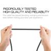 100W Big Square Male to USB-C/Type-C Male Nylon Weave Power Charge Cable for Lenovo, Cable Length: 1.7m view 4
