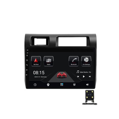 ZYLR Double Din Car Stereo 9 Inch Touch Screen Android 10.0 Head Unit with Backup Camera Support WiFi/Bluetooth/Navi/USB/FM Car Radio, for Toyota Land Cruiser LC 70 Series 2007-2020,A,6G+128G