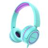IMYB V1 Kids Headphones, Wired Stereo Foldable Tangle-Free 3.5mm Adjustable On-Ear Headphones for Kids for School/Toddlers/Childrens/Teens/Boys/Girls/Ipad/Tablet/Kindle/Phones/Travel/Plane (Green) view 1