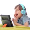 IMYB V1 Kids Headphones, Wired Stereo Foldable Tangle-Free 3.5mm Adjustable On-Ear Headphones for Kids for School/Toddlers/Childrens/Teens/Boys/Girls/Ipad/Tablet/Kindle/Phones/Travel/Plane (Green) view 2