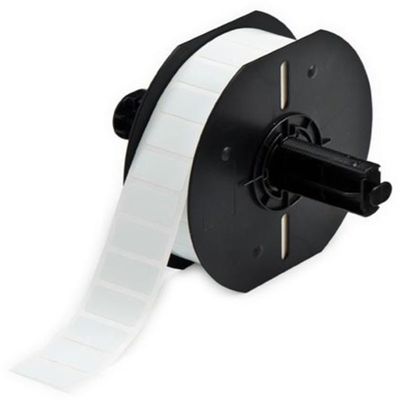 Brady - 148673-EA - Brady Workhorse B33-59-7425 White Polypropylene Die-Cut Thermal Transfer Printer Label Roll - 1 in Width - 0.5 in Height - B-7425