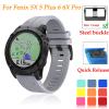 GANYUU 20 22 26MM Quick Release Watchband Strap for Garmin Fenix 5 5 Plus 6 6X Pro 3HR D2 MK1 935 Smart Watch Silicone Easyfit Wrist Band (Color : Black, Size : 26mm) view 2