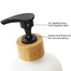 Dish Soap Dispenser for Kitchen.Glass Hand Soap Dispenser, Modern Farmhouse Decor for Bathroom,Kitchen Decor view 3