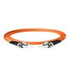 SpeedyFiberTX - 6-Pack 1.5 Meter Multimode OM1 Duplex ST to ST Fiber Patch Cable, Corning OM1 62.5/125 Optical Fiber, Orange Riser OFNR Cable Jacket view 2