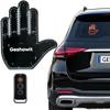 Car Accessories for Men, Car Finger Light with Remote - Give The Bird & Wave & Love to Drivers - Truck Accessories, Finger Flicker LED Hand Gesture Signs, Ideal Gift for Men and Women view 1